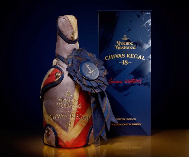 Chivas Regal 18 Vivienne Westwood Bottle and Box