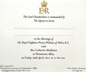 Royal Wedding Invitation