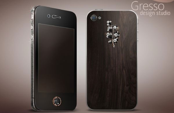 Gresso iPhone4 Black Diamonds for Lady