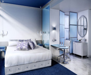 Mondrian soho hotel bedroom