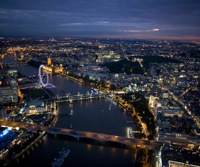 london aerial view
