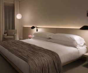 Public hotel room