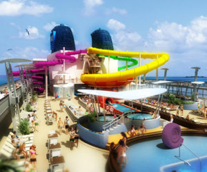 Norwegian Cruise Line Breakaway aquapark