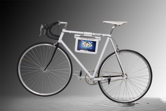 Samsung Galaxy Tab bicycle