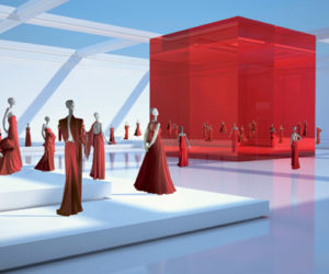 Valentino Museum Red Room