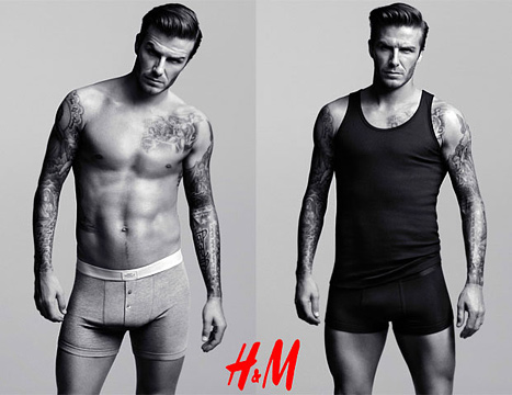 David Beckham H&M Underwear Ad