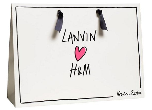 Lanvin For H&M shopping bag