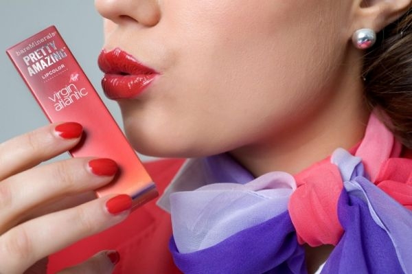 Virgin Atlantic Upper Class Red lip color