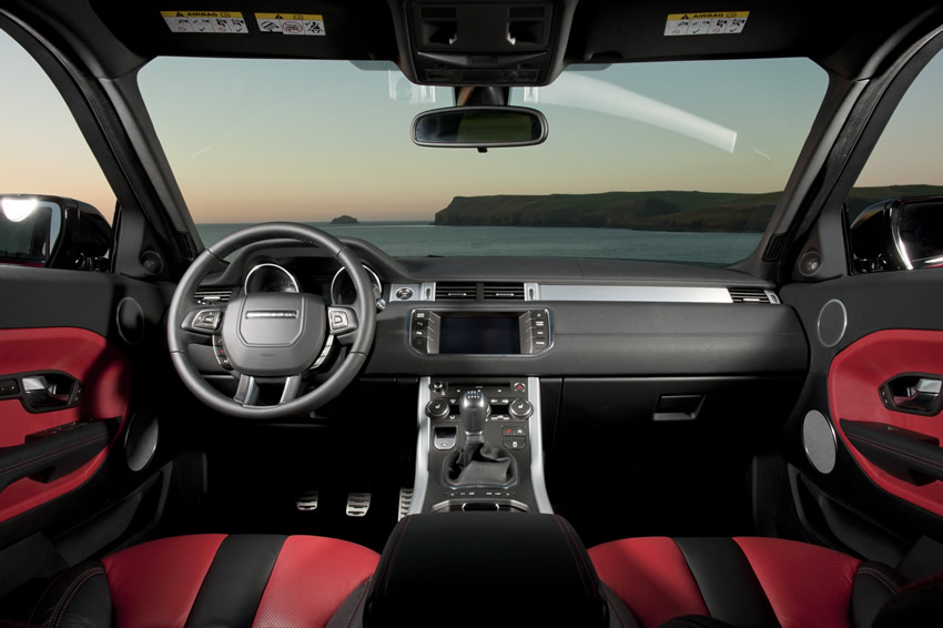 2012 range rover evoque interior