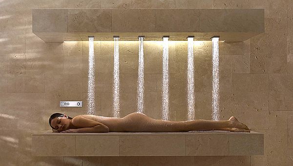 horizontal shower