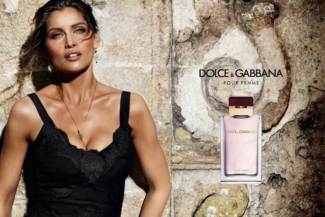 Dolce and Gabbana Pour Femme campaign Laetitia Casta