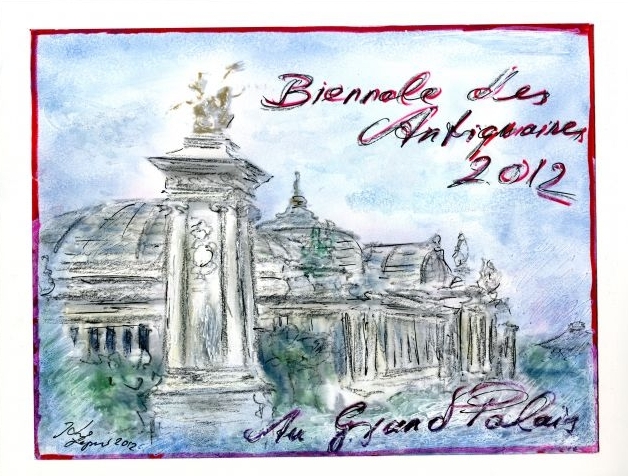 Biennale des antiquaires 2012 poster