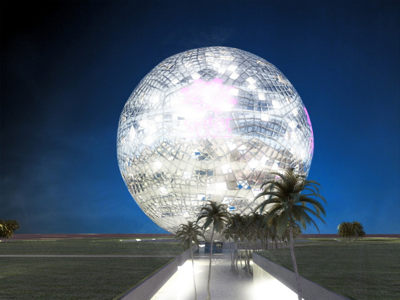 Huge Crystal Ball Qatar World Cup