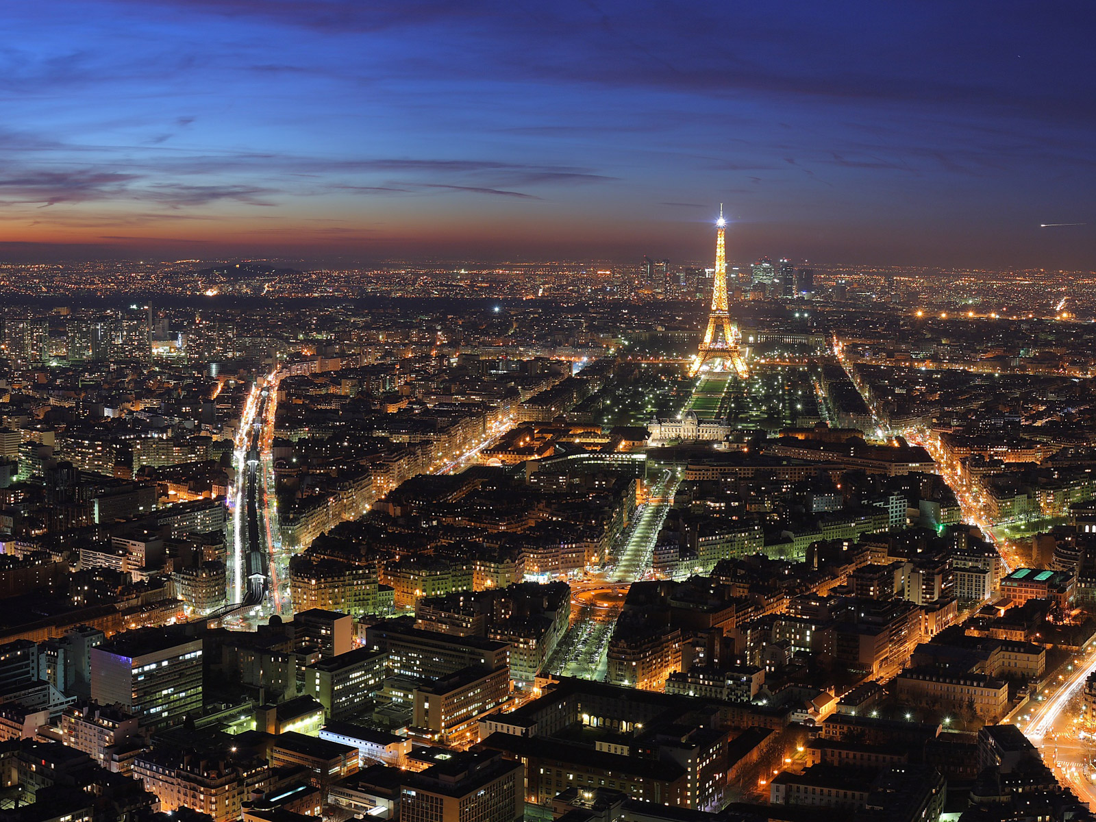 Paris at night