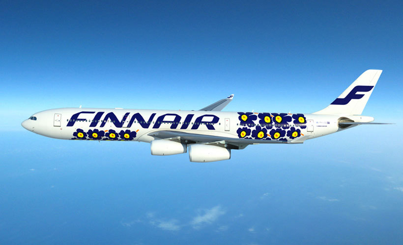 Airbus A340 Marimekko Finnair