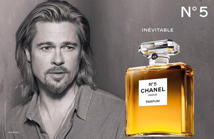 chanel brad pitt