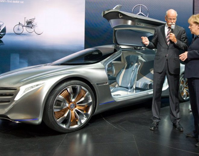 Angela Merkel and Dieter Zetsche