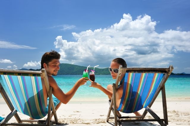 Couples On The Beach