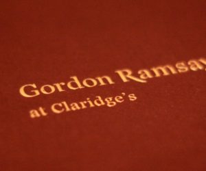 Gordon Ramsay at Claridges