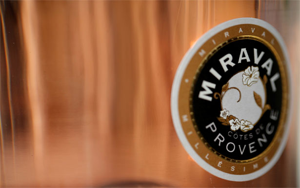 Miraval rose wine