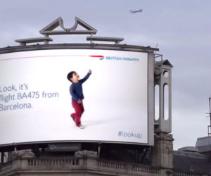 British Airways digital billboard