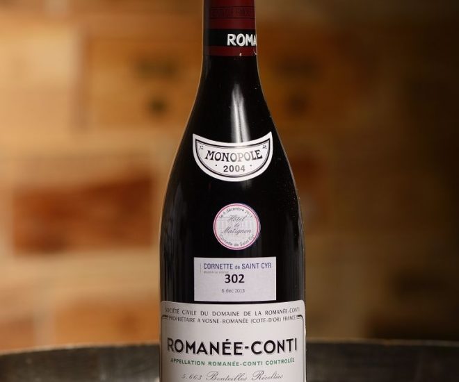Romanee Conti 2004 bottle