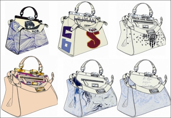 Fendi Peekaboo Bag Charity Auction