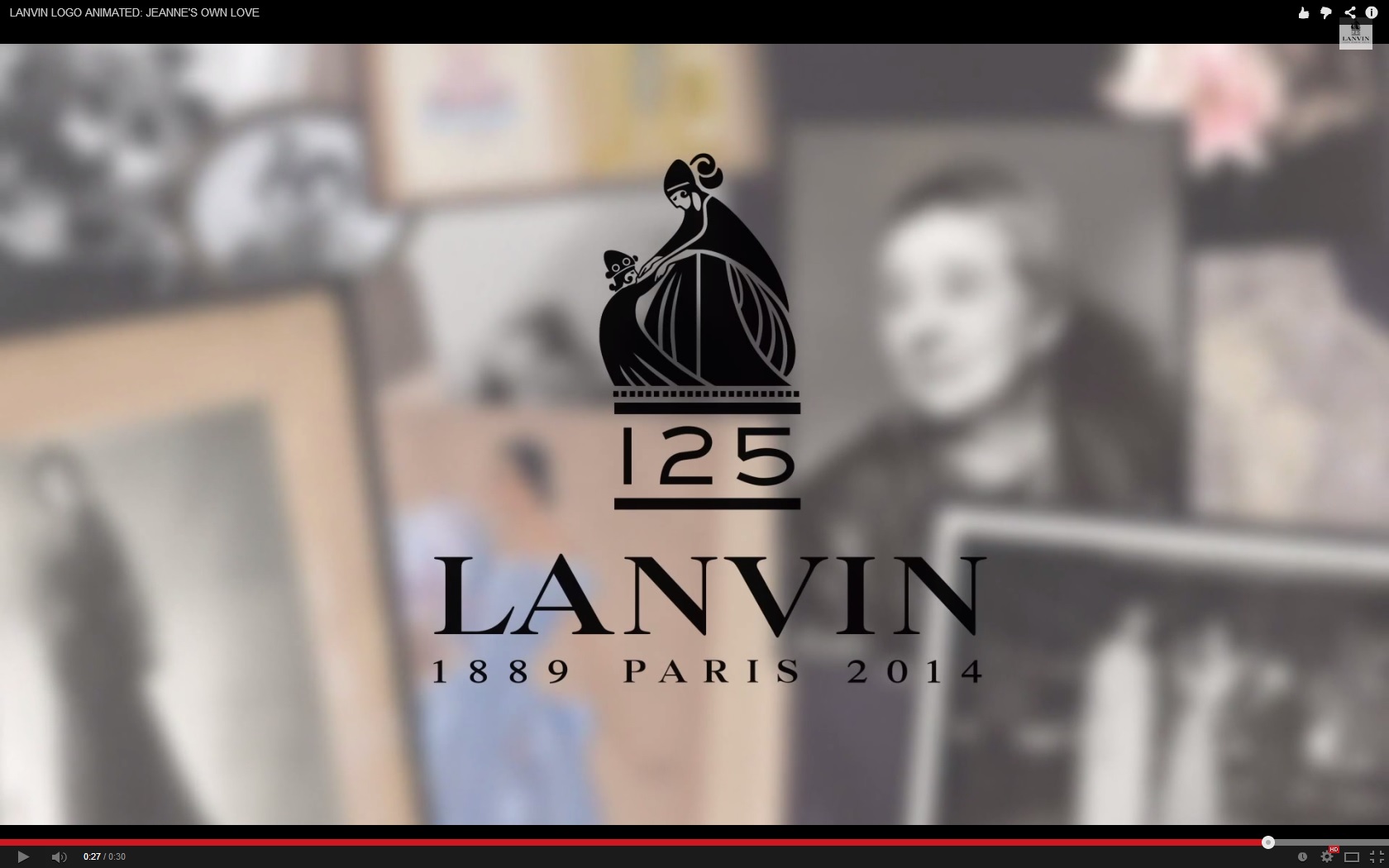 Lanvin 125th anniversary video