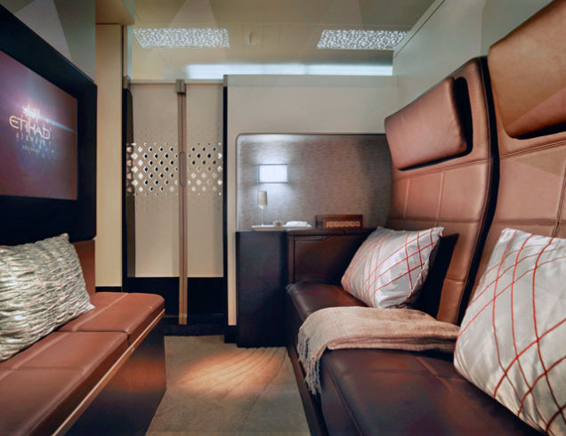 The Residence living area Etihad A380