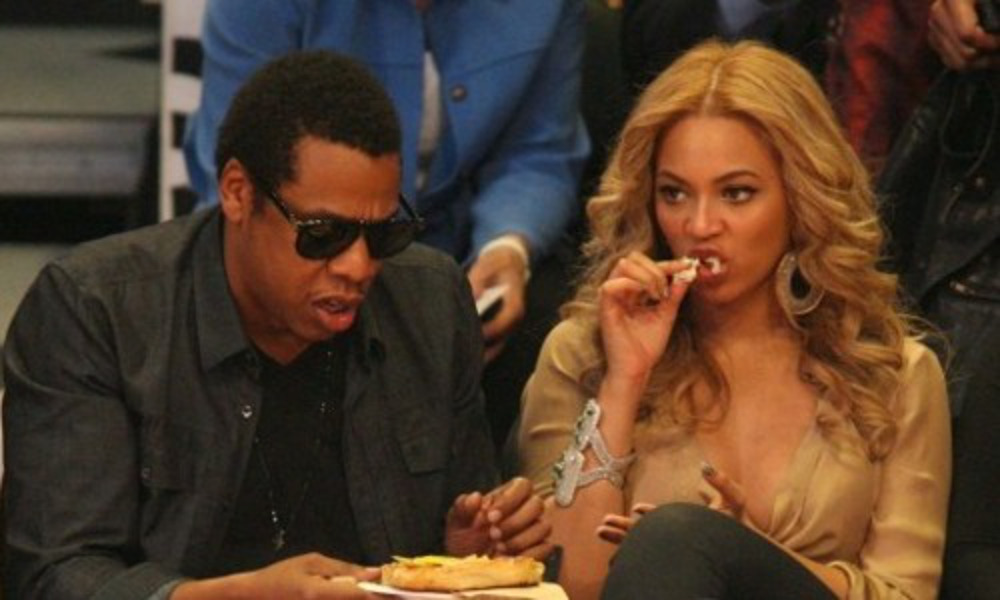 Beyonce and JayZ