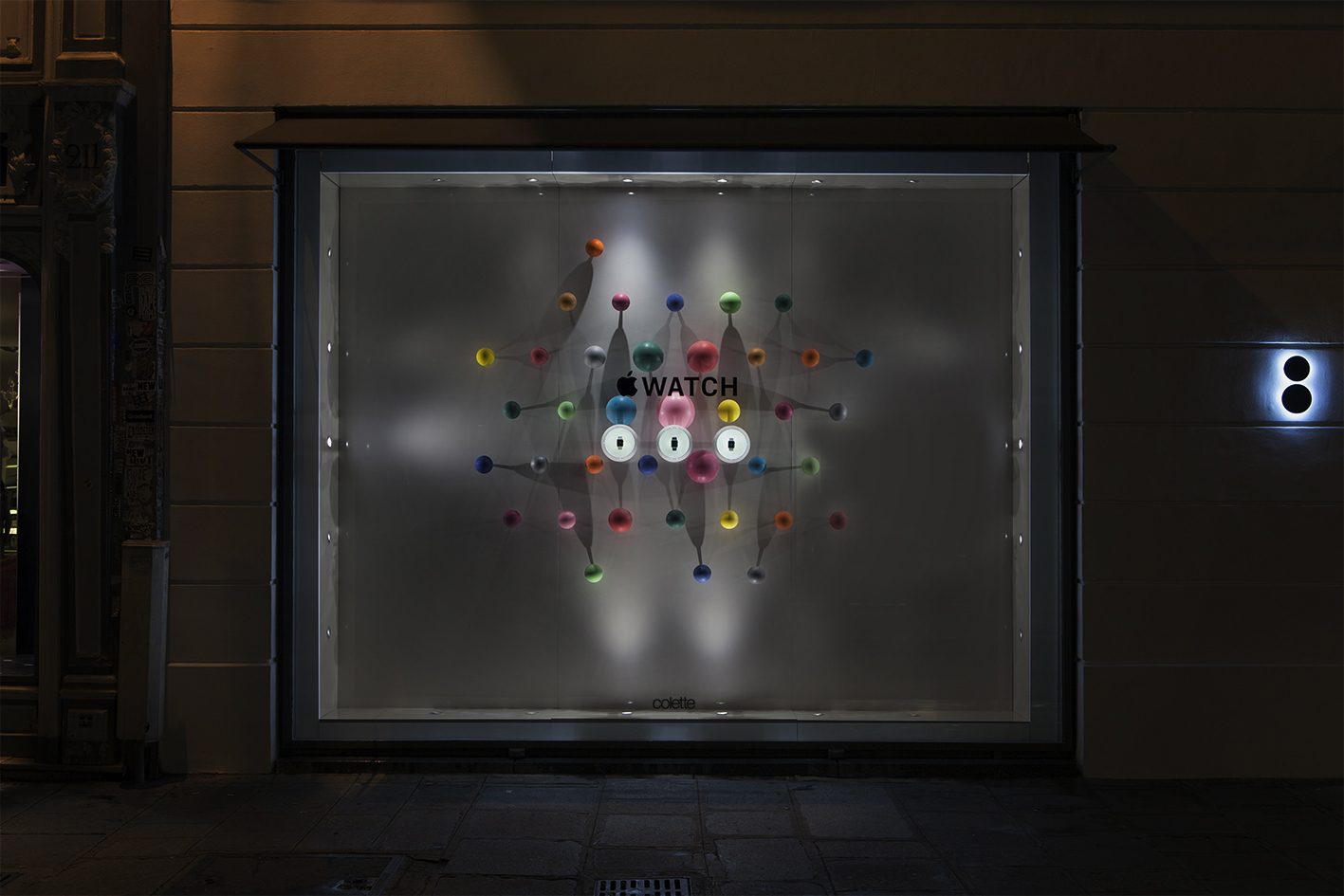 Apple Watch on display in Paris