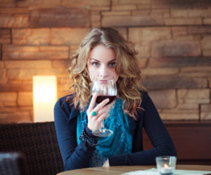 glass of wine
