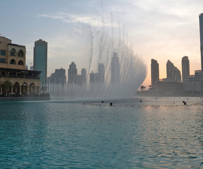 Fountain in Dubai