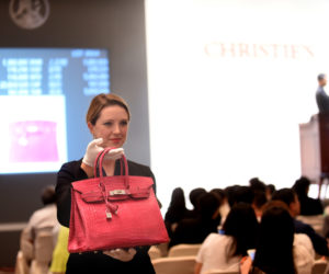 fuchsia colored Hermes bag