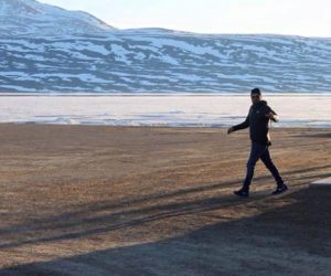 Leonardo DiCaprio Baffin Island