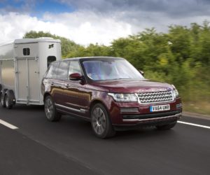 Range Rover horse trailer