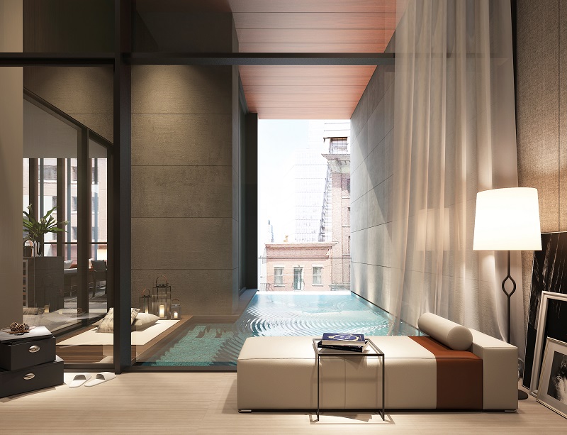 4 High Rise Condos With Balcony Pools