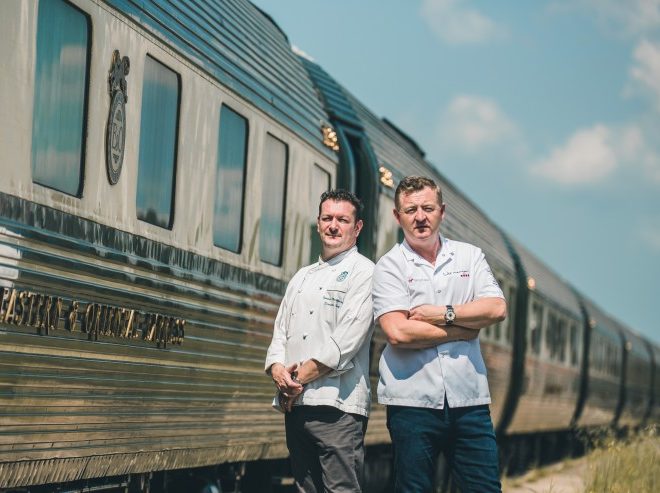Eastern & Oriental Express, Asia - Chef Yannis Martineau, Executive Chef of E&O and Chef Luke Mangan, Salt Grill and Sky Bar
