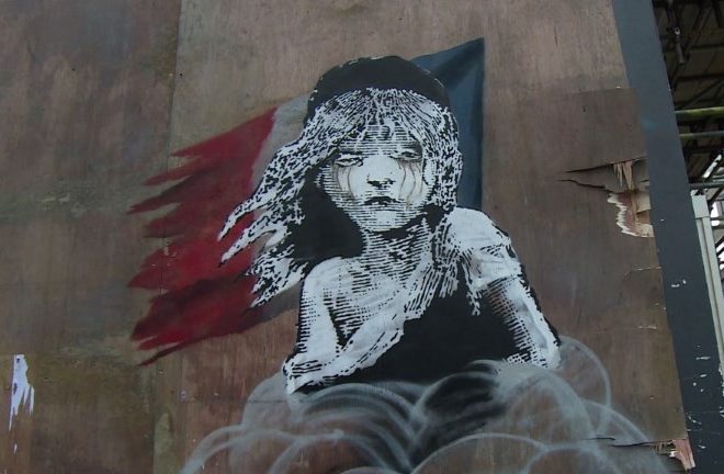 Banksy mural destroyed