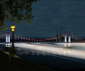 Illuminated river art project london
