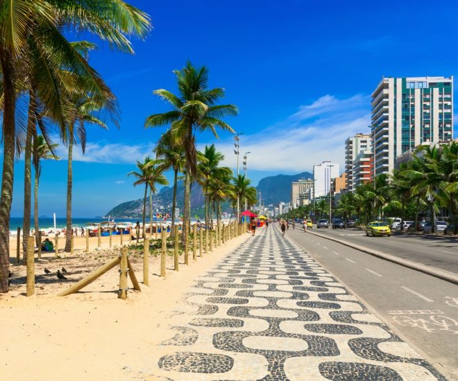 Ipanema beach in Rio de Janeiro