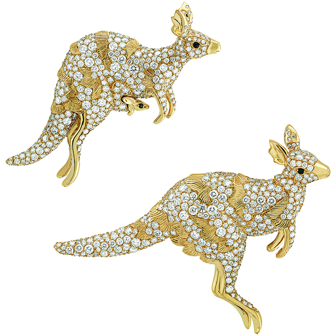 Kangaroo clips, © Van Cleef & Arpels