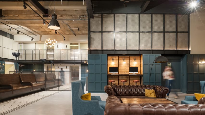 Developers are even working with renowned firms like Tigg Coll Architects to renovate student housing. Pictured here, student accomodation in London's Kings Cross