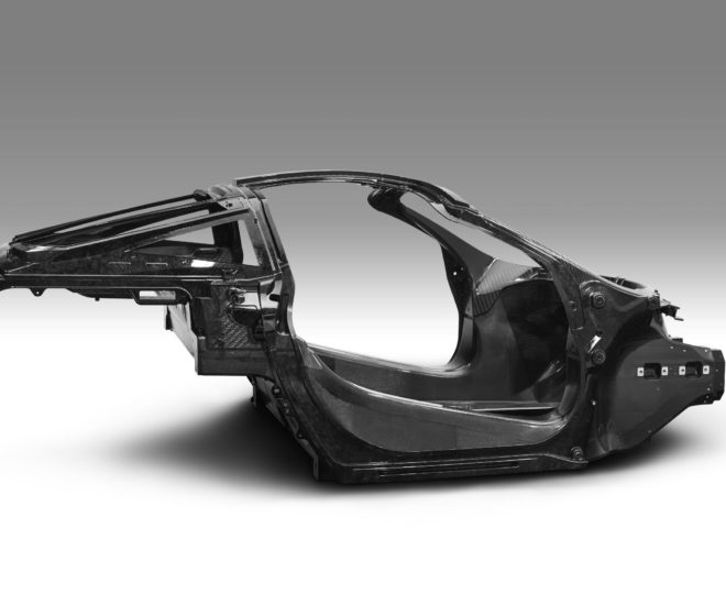 McLaren Automotive announces second-generation Super Series with a teaser image of its all-new carbon fiber monocage structure (Photo credit: McLaren Automotive)