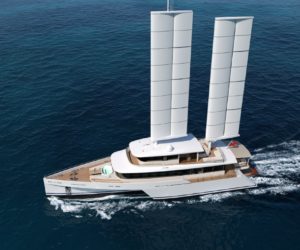 Komorebi features the innovative Oceanwings by VPLP