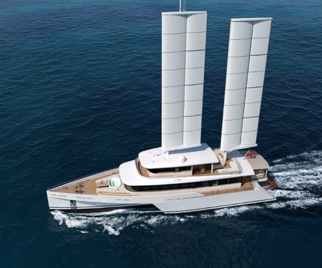 Komorebi features the innovative Oceanwings by VPLP