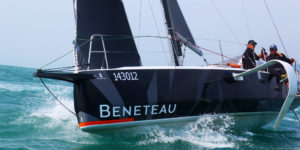 The inward-facing ‘asymmetric tip foils’ are a major point of difference from the successful Figaro 2