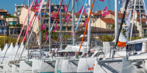Catamarans at the 2018 Cannes Yachting Festival