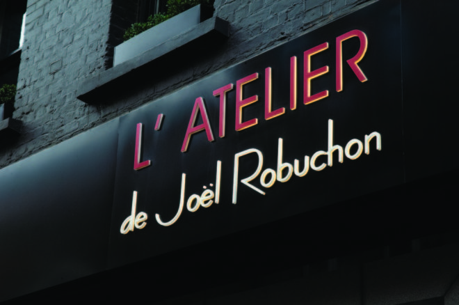 Joel Robuchon's close proximity to Tottenham Court Road West