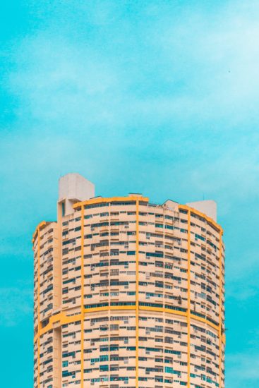 Pearl Bank's iconic horse-shoe design (photo by Fahrul Azmi)